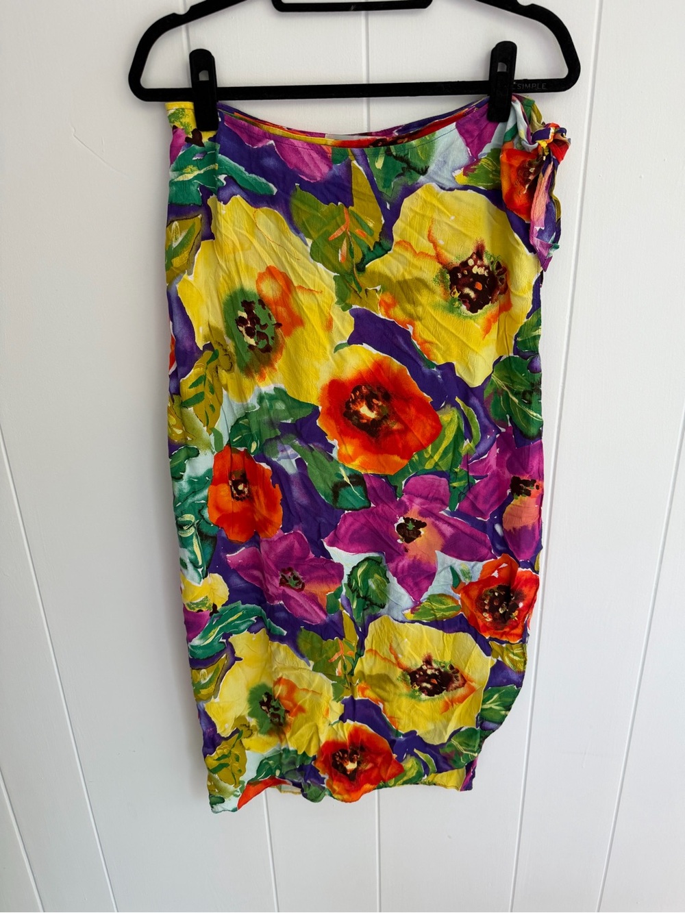 Vintage Jams World Floral Wrap Skirt